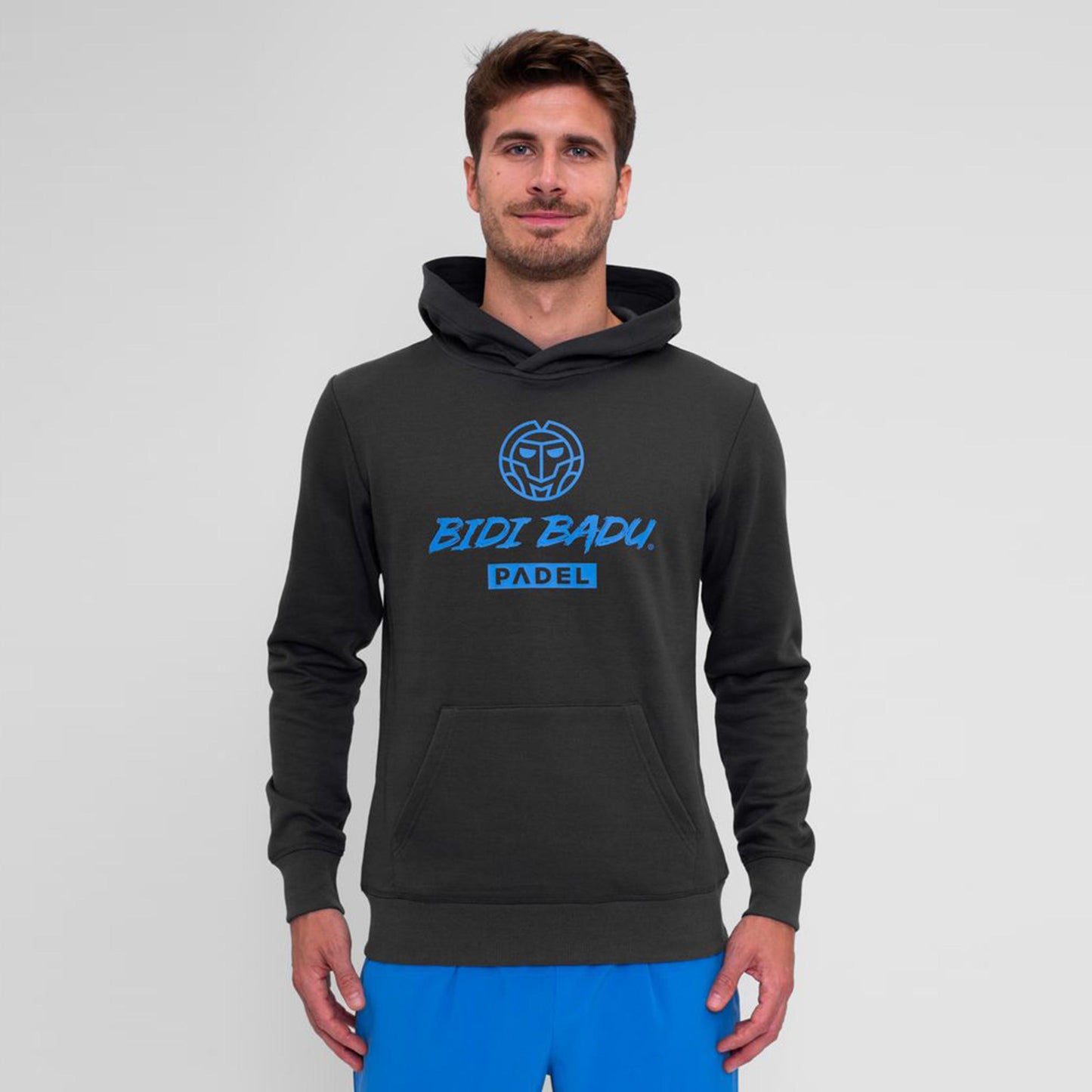 BIDI BADU Spike Logo Chill Sweat À Capuche Hommes-Vert Foncé