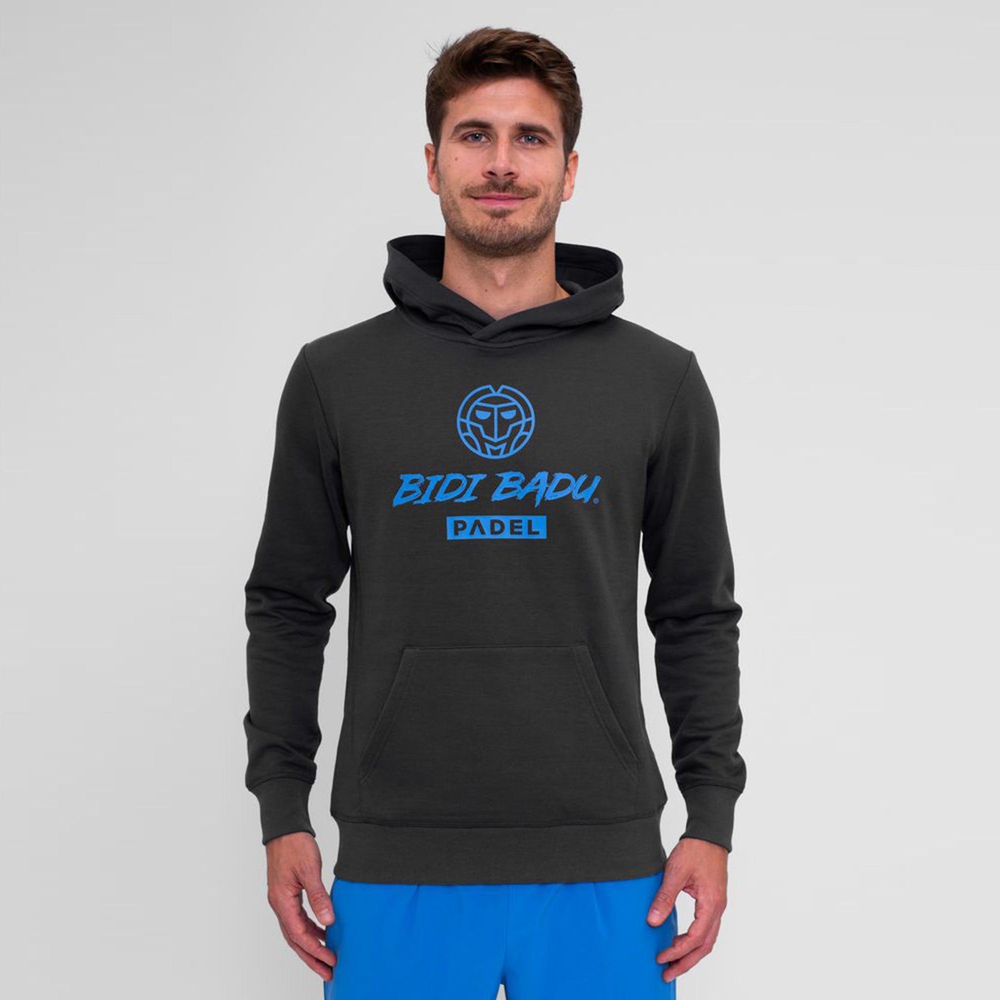 BIDI BADU Spike Logo Chill Sweat À Capuche Hommes-Vert Foncé