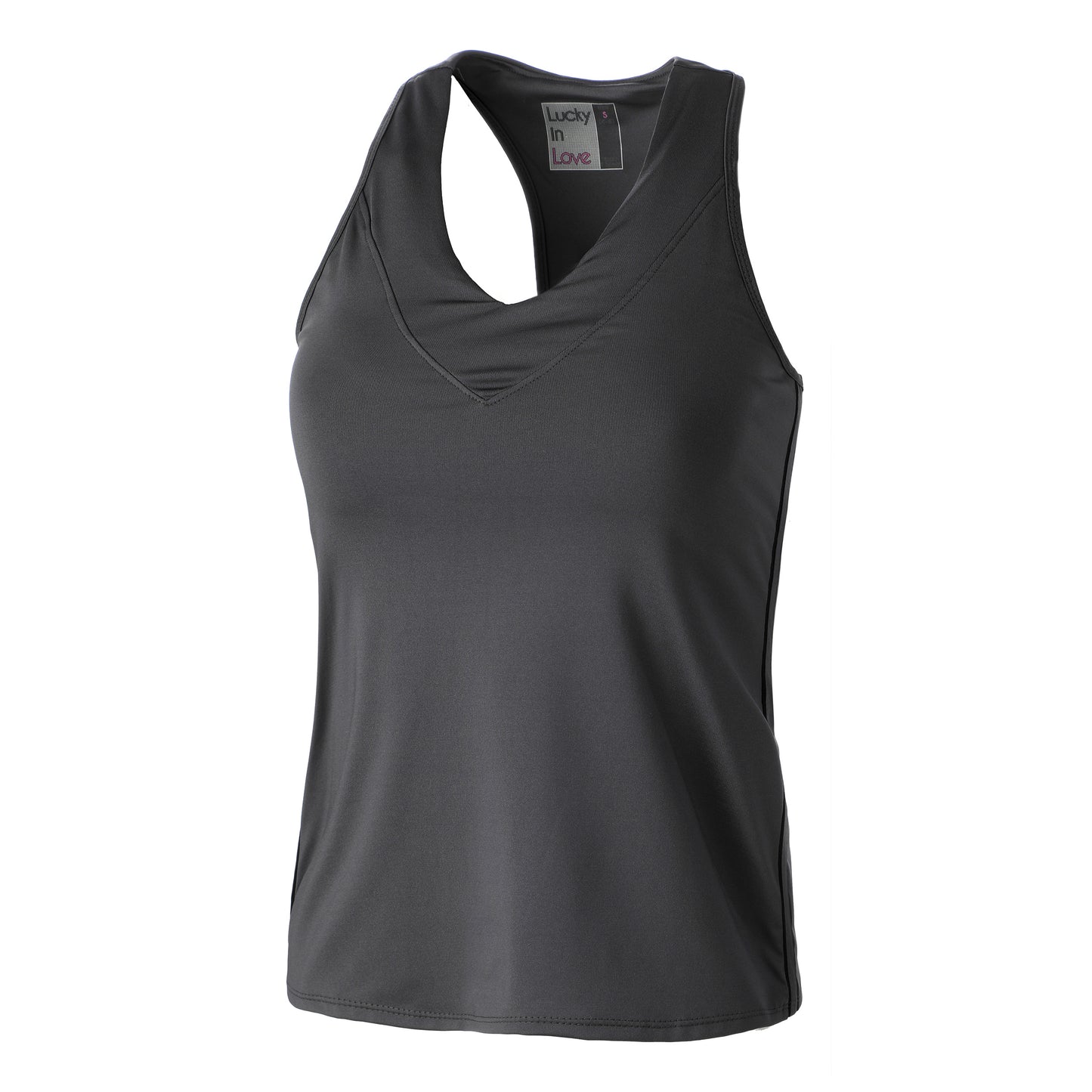 Lucky in Love V-Neck Débardeur tank top Femmes - bleu foncé,