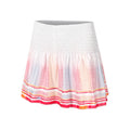 Long Classic Stripe Jupe Femmes-Blanc,Pink
