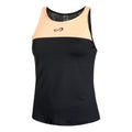 Lace Débardeur tank top Femmes - noir, abricot