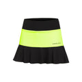 Lace Jupe Femmes - noir, vert fluo