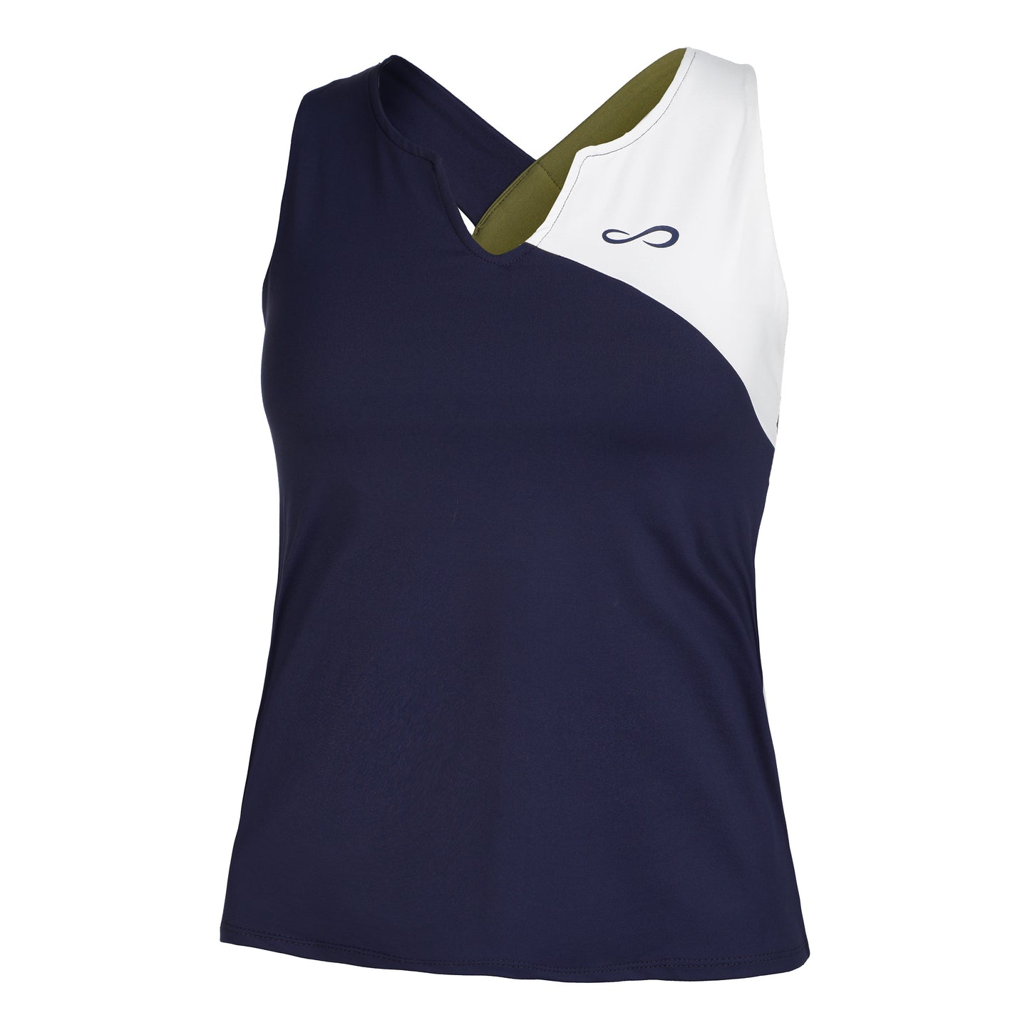 Endless Bliss Débardeur tank top Femmes - bleu foncé, blanc