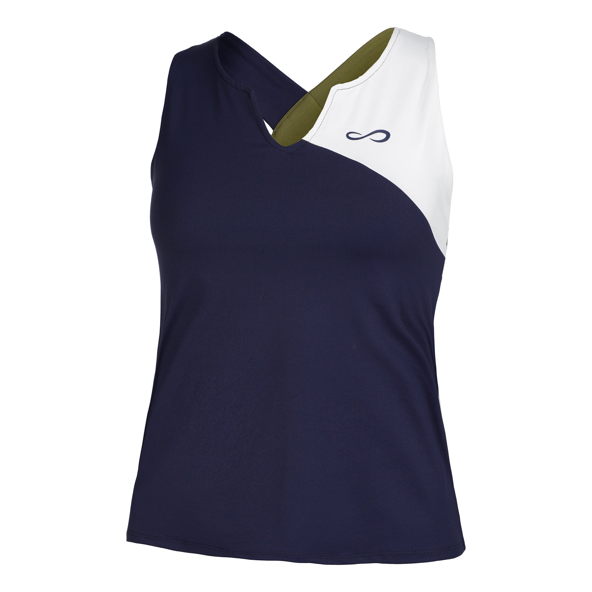 Endless Bliss Débardeur tank top Femmes - bleu foncé, blanc