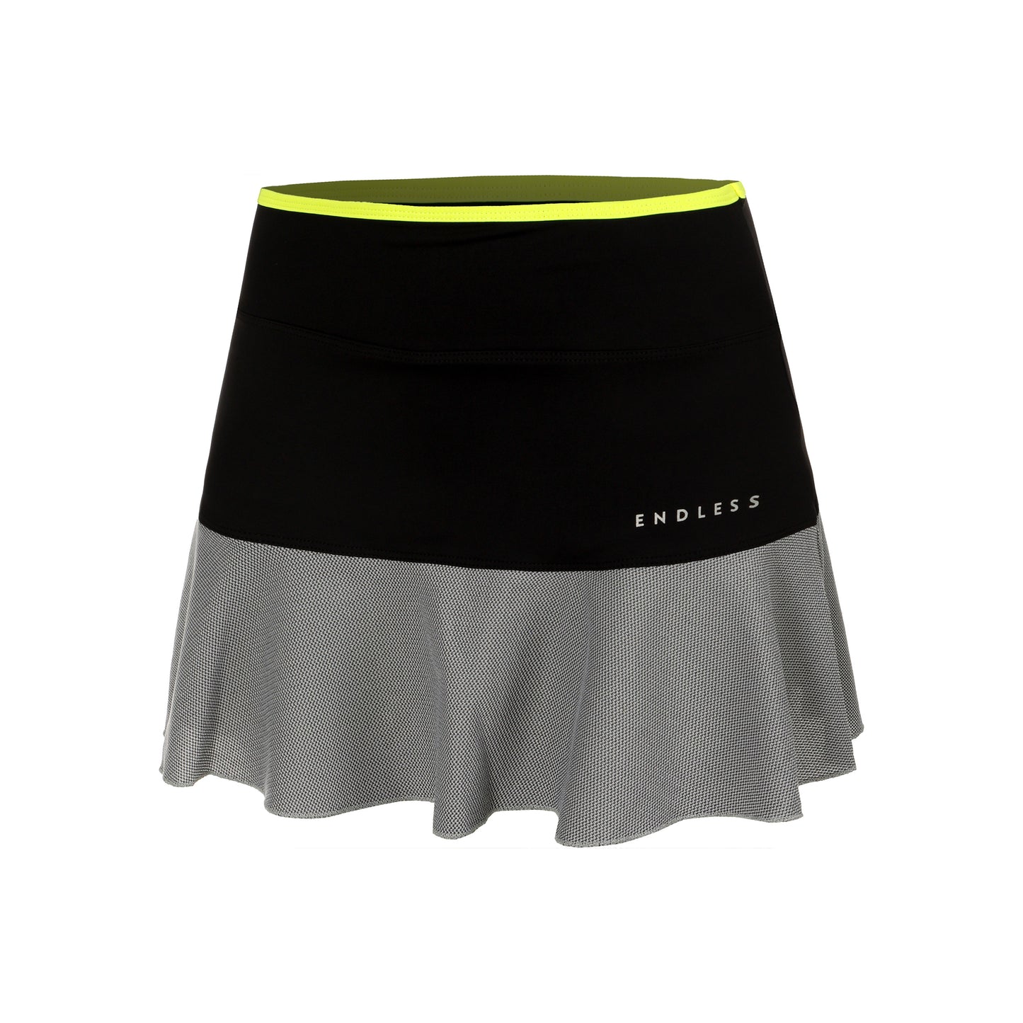 Endless Lace Jupe Femmes - noir, argent