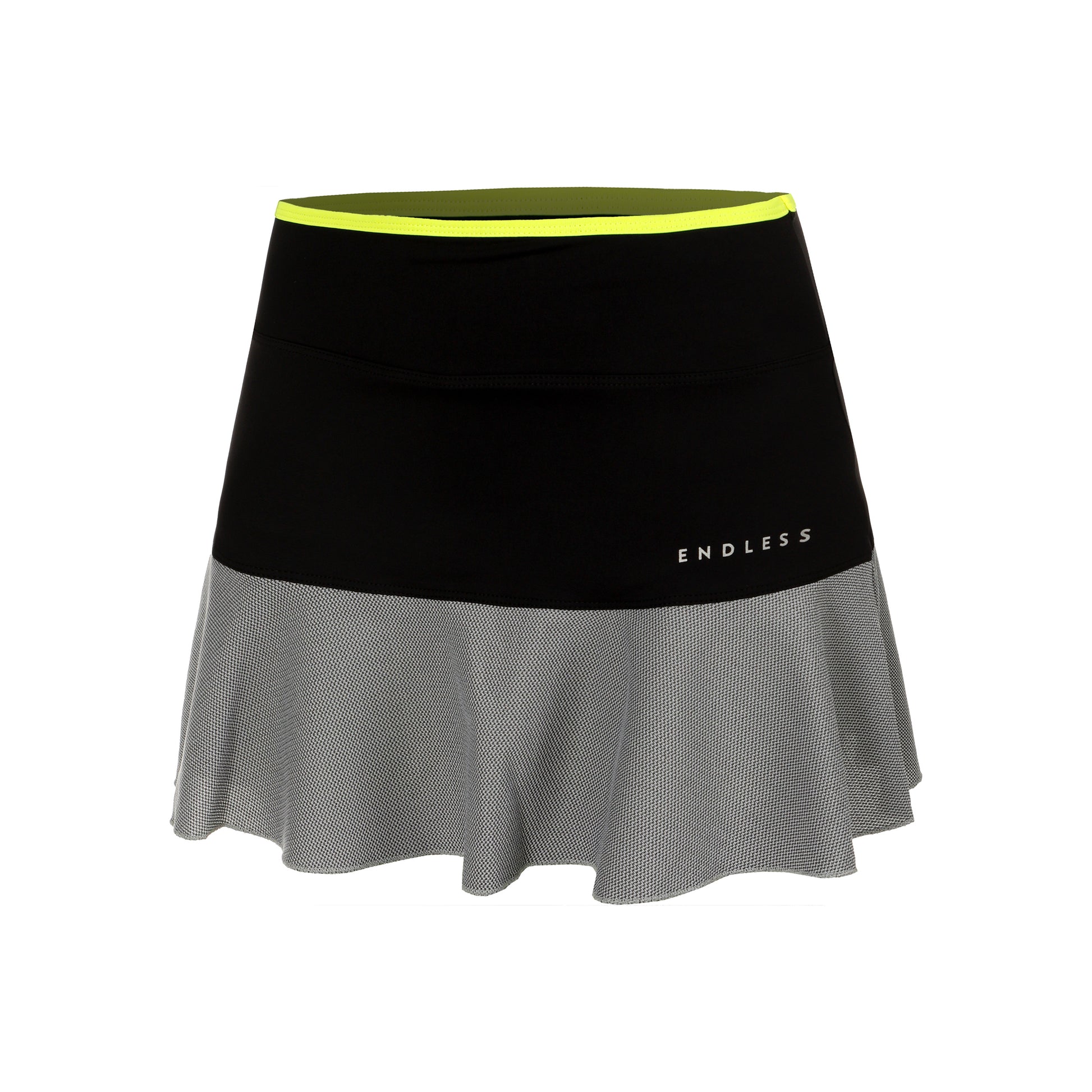 Endless Lace Jupe Femmes - noir, argent