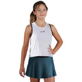 Court Débardeur tank top Filles - blanc,