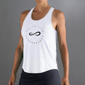 Cercle Débardeur Tank Top Femmes-Blanc