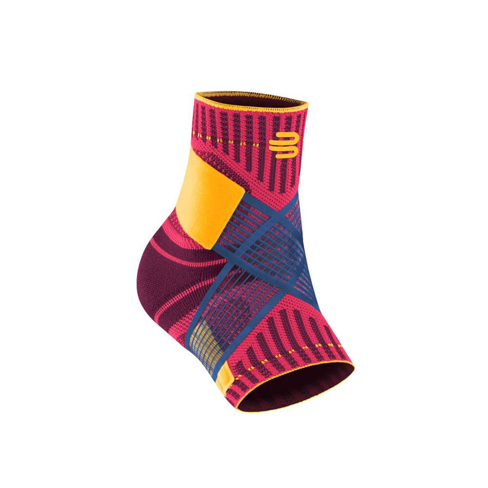 Bauerfeind Sports Ankle Support Enkelbandage Rechts - Berry,Veelkleurig