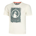 Scraped T-shirt Hommes - blanc, sauge