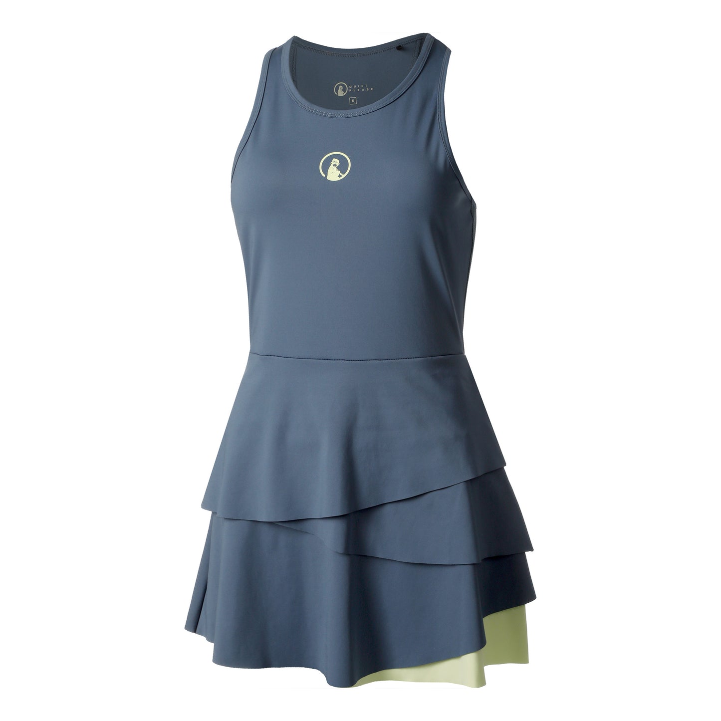Quiet Please Flounce Robe Femmes - bleu,
