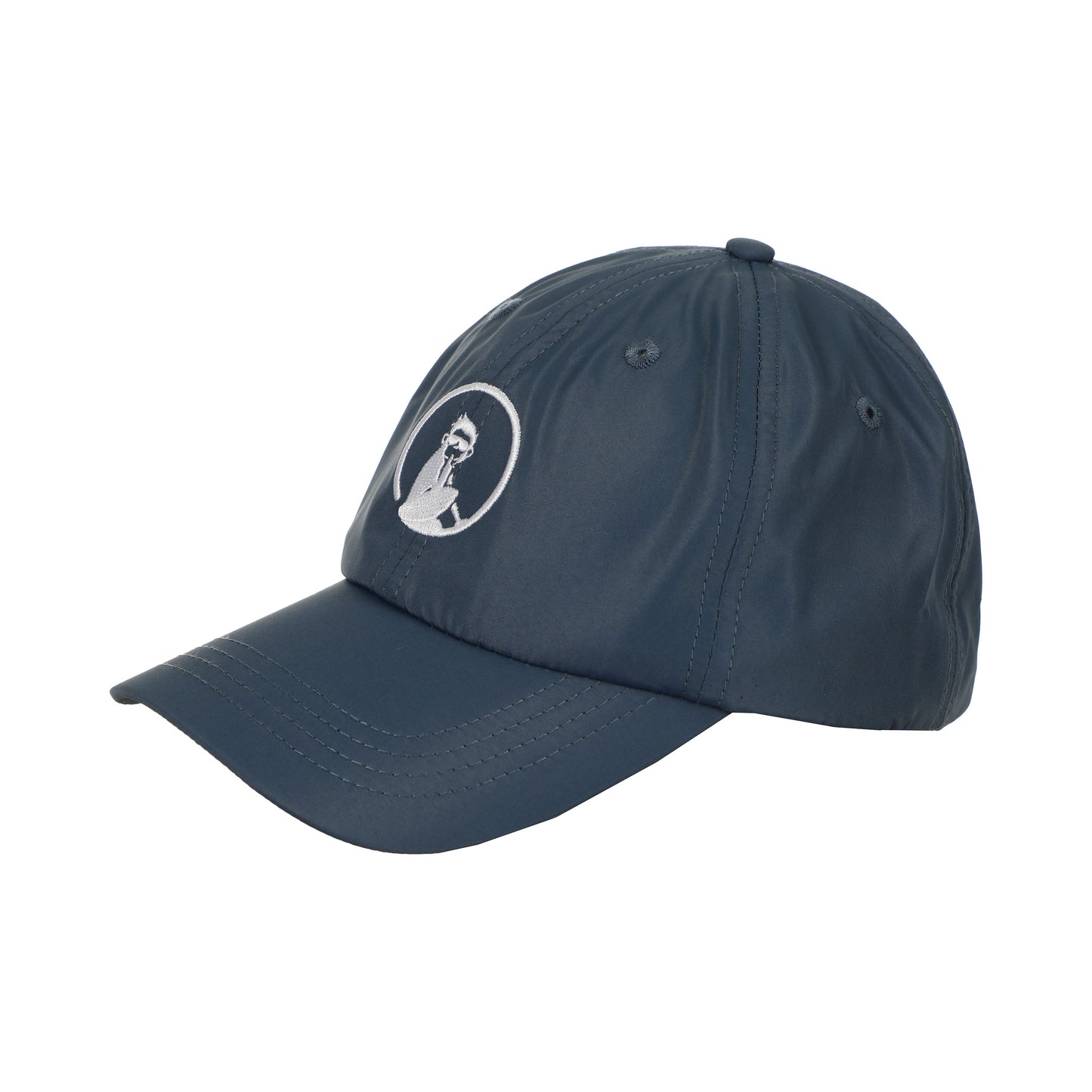 Quiet Please Court Casquette Unisex - bleu gris,
