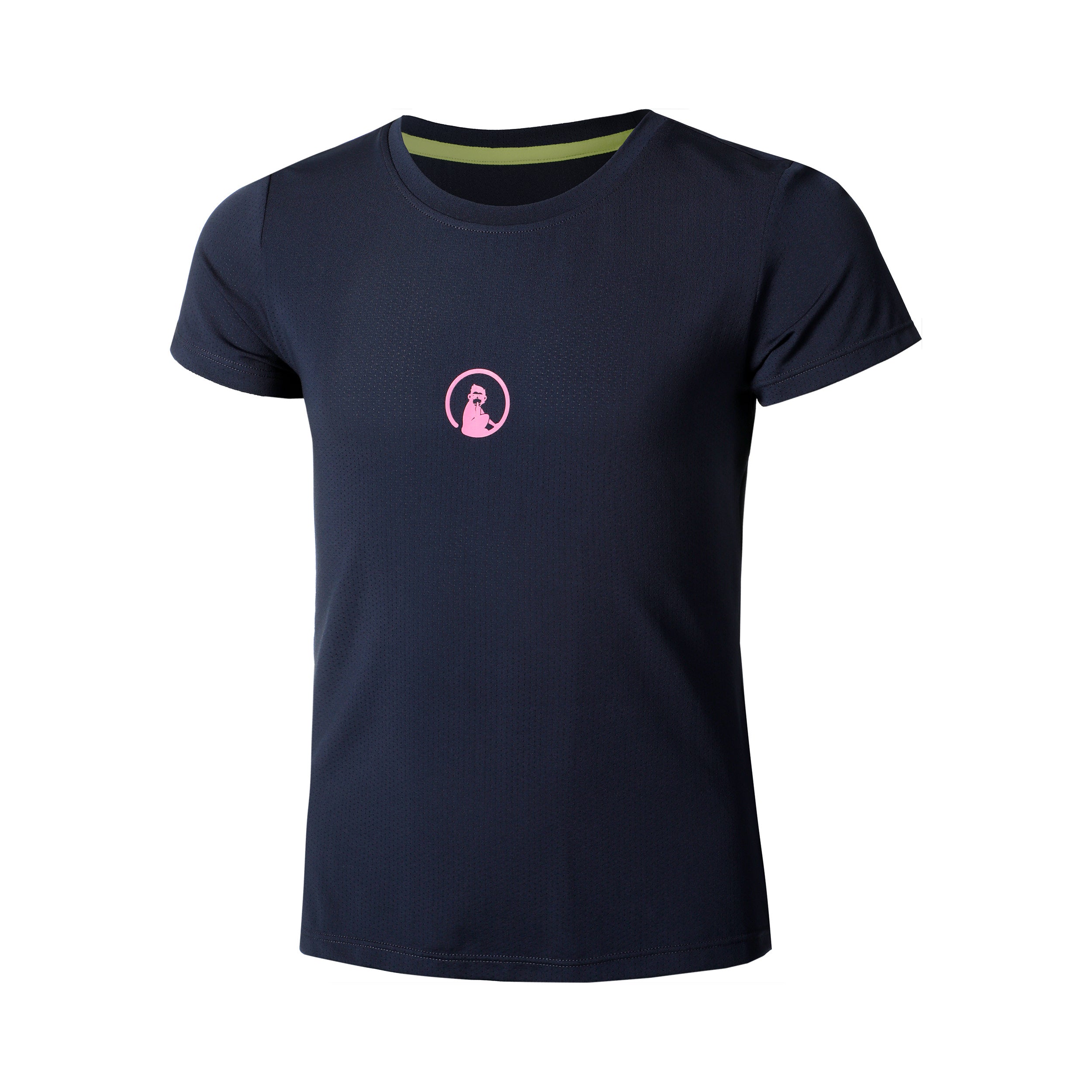 Quiet Please Retriever T-shirt Filles-Bleu Foncé,Pink