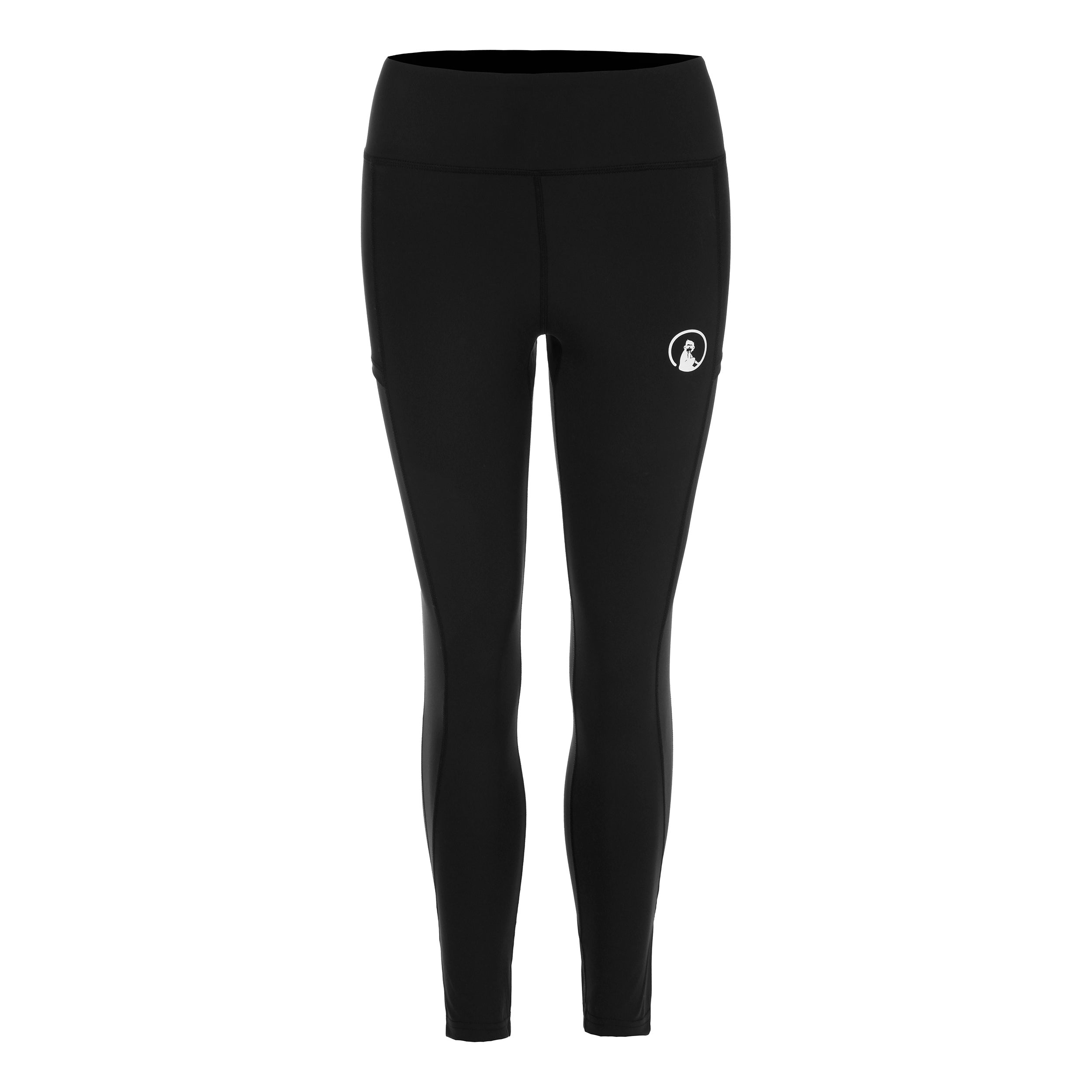 Quiet Please Match 7/8 Collant Tight Femmes-Noir