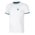 Create Break Ringer T-shirt Hommes-Blanc,Bleu Petrol