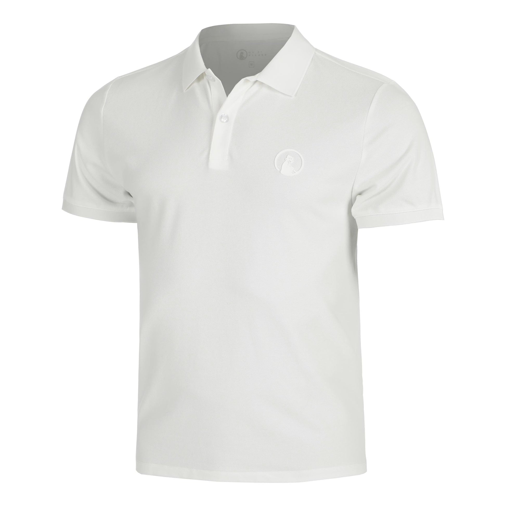 Quiet Please Tonal Core Polo Hommes-crème