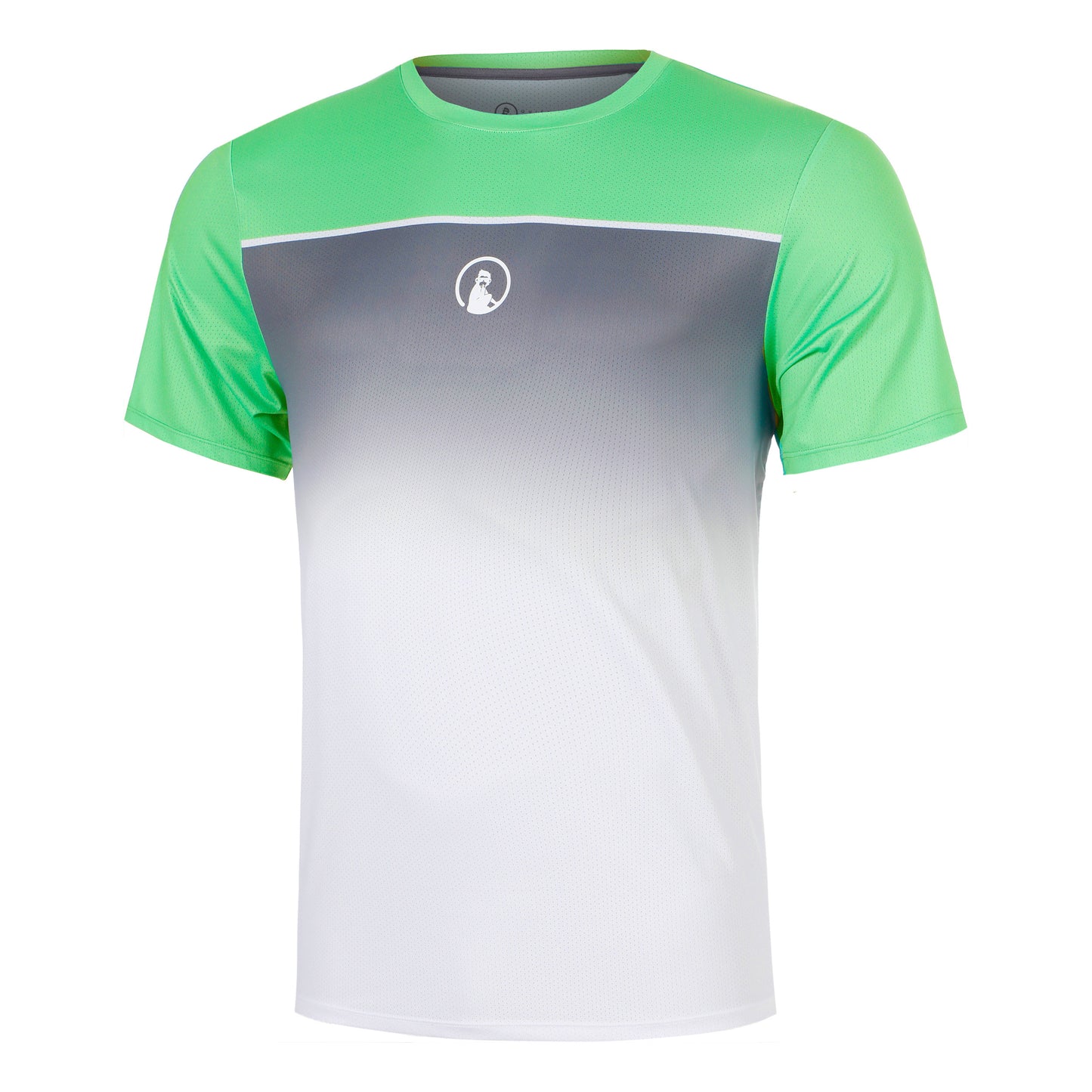 Quiet Please Joy Receiver Faded T-shirt Hommes - vert, blanc