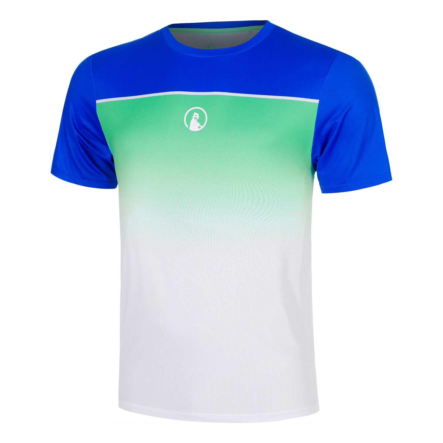 Quiet Please Joy Receiver Faded T-shirt Hommes - bleu, blanc