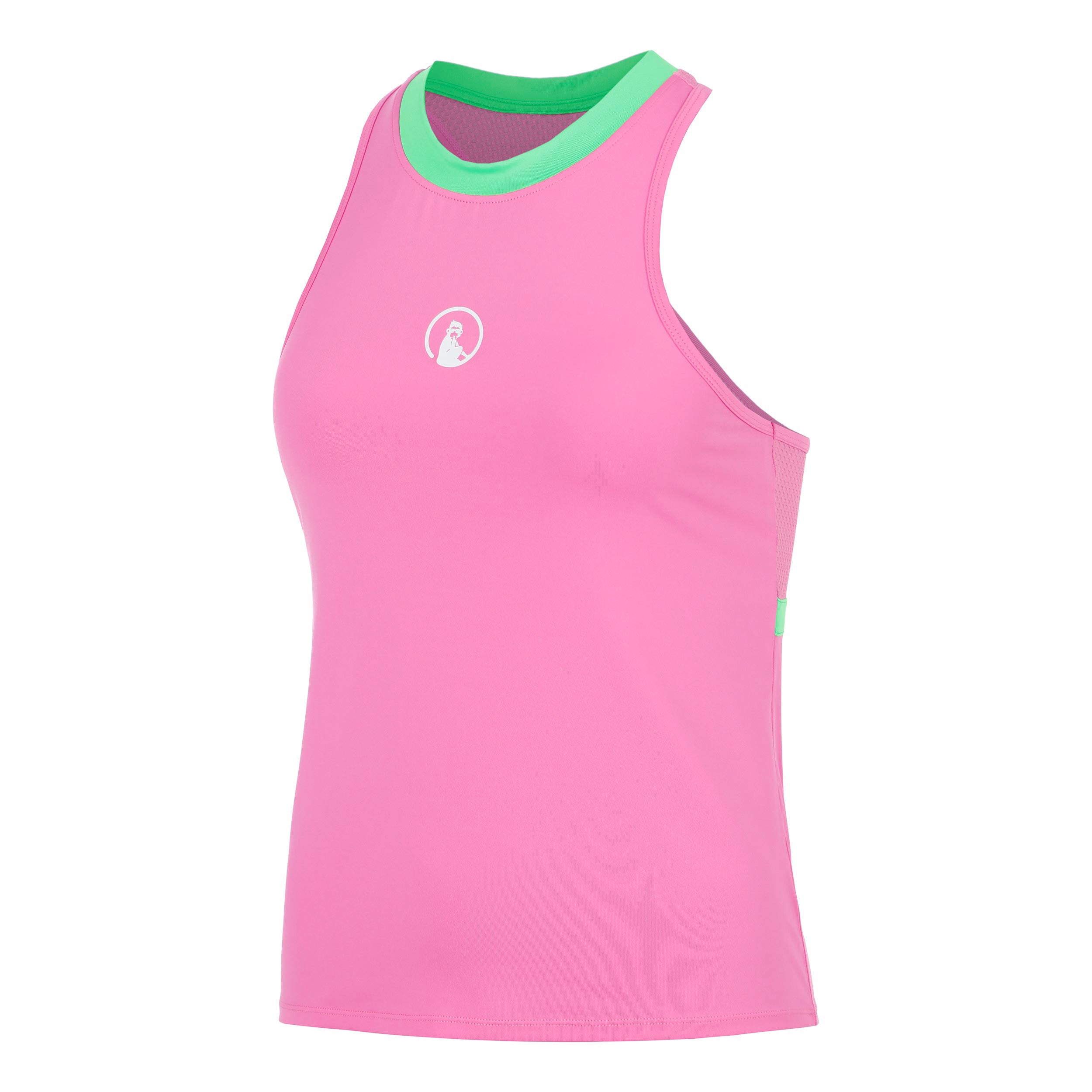 Quiet Please Joy Racerback 2.0 Débardeur tank top Femmes - rose, blanc