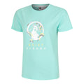 Wild Sketchy T-shirt Femmes-Turquoise,Multicouleur