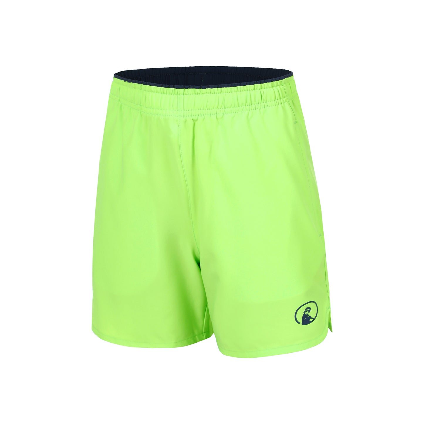 Quiet Please Smash Shorts Garçons - vert fluo, bleu foncé