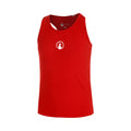 Racerback Débardeur Tank Top Filles-Rouge,Blanc