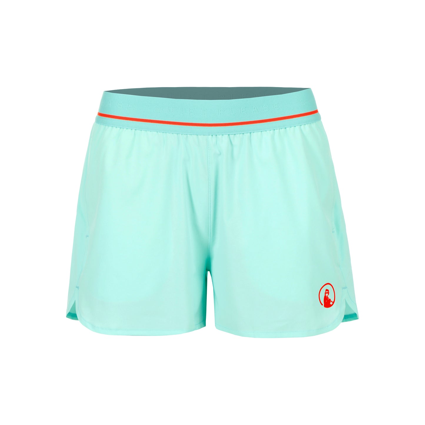 Quiet Please Wild Match 2in1 Shorts Femmes-Turquoise,Rouge