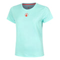 Wild Spin T-shirt Femmes-Turquoise,Rouge