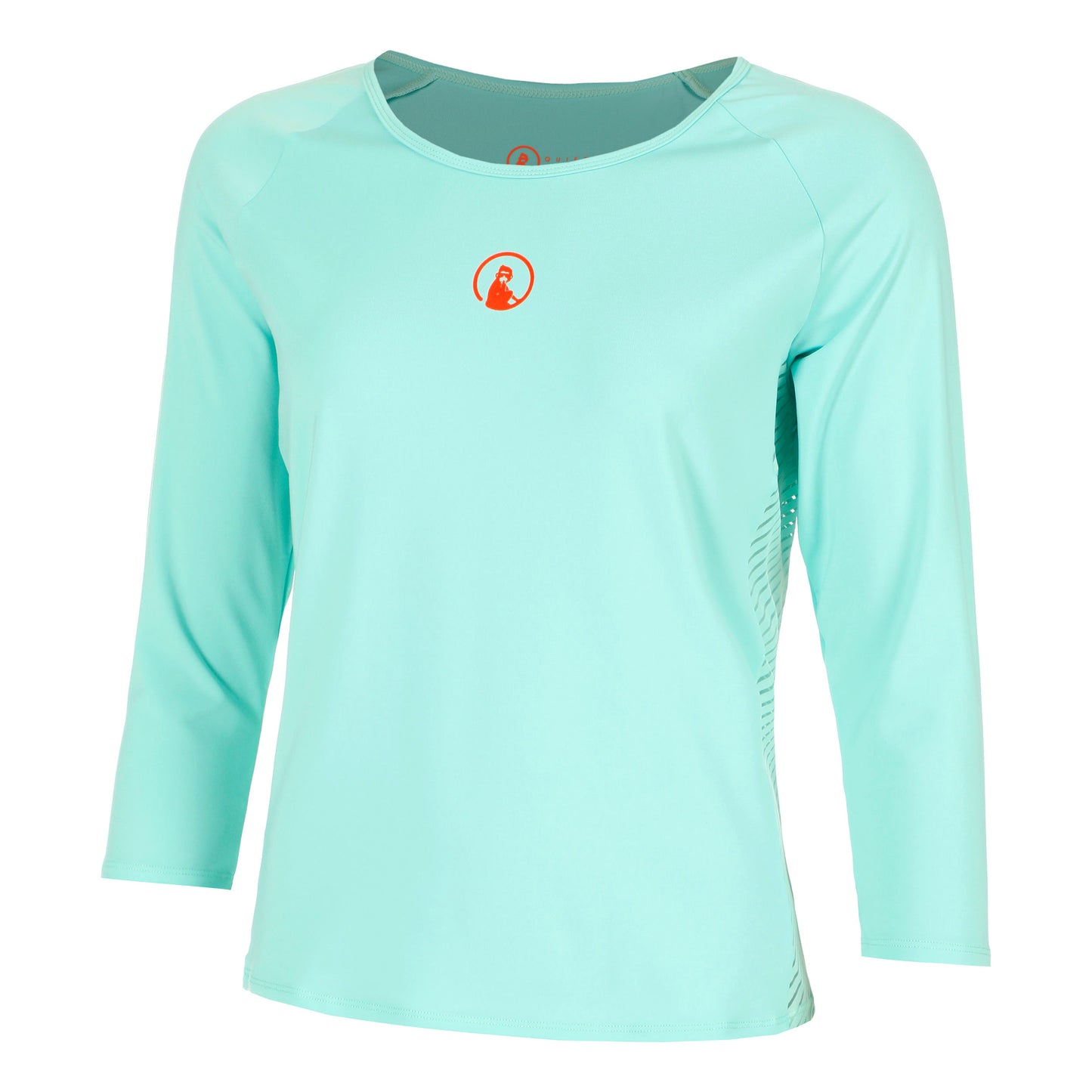 Quiet Please Wild Stripes Haut Manches Longues Femmes-Turquoise,Rouge