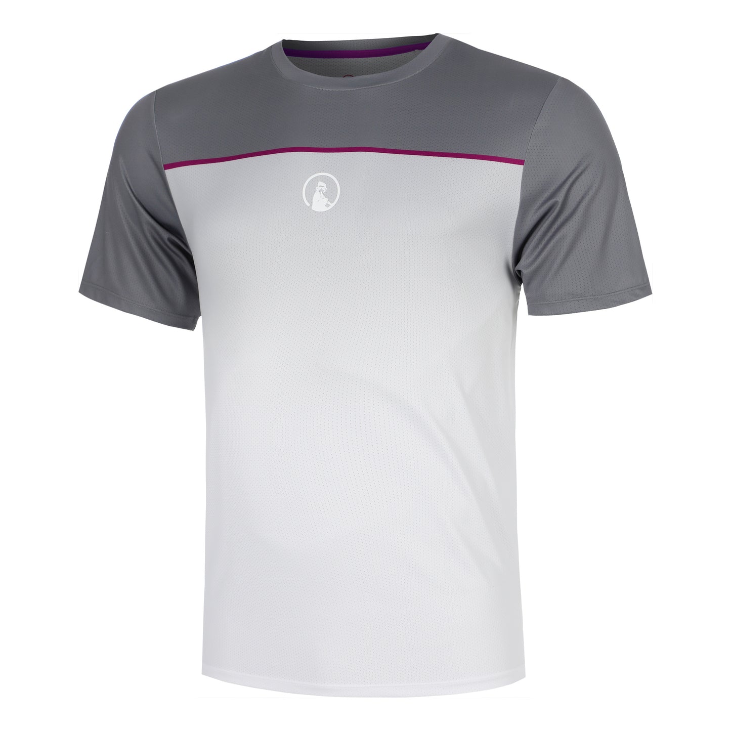 Quiet Please Receiver Faded T-shirt Hommes - gris, blanc