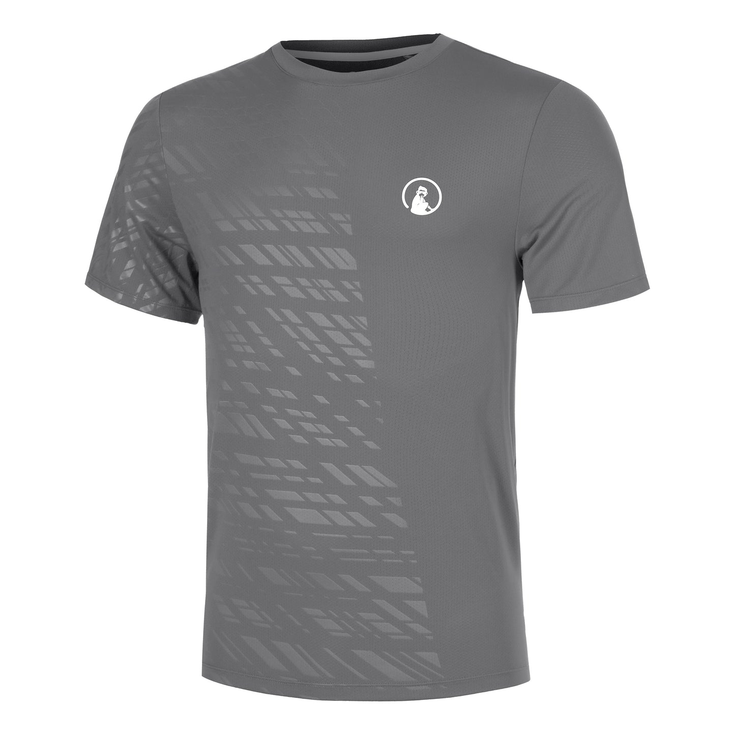 Quiet Please Receiver Embossed T-shirt Hommes - gris, blanc