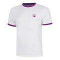 Break Ringer T-shirt Hommes-blanc, berry