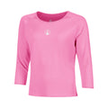 Crush Mixed Haut manches longues Filles-pink, blanc