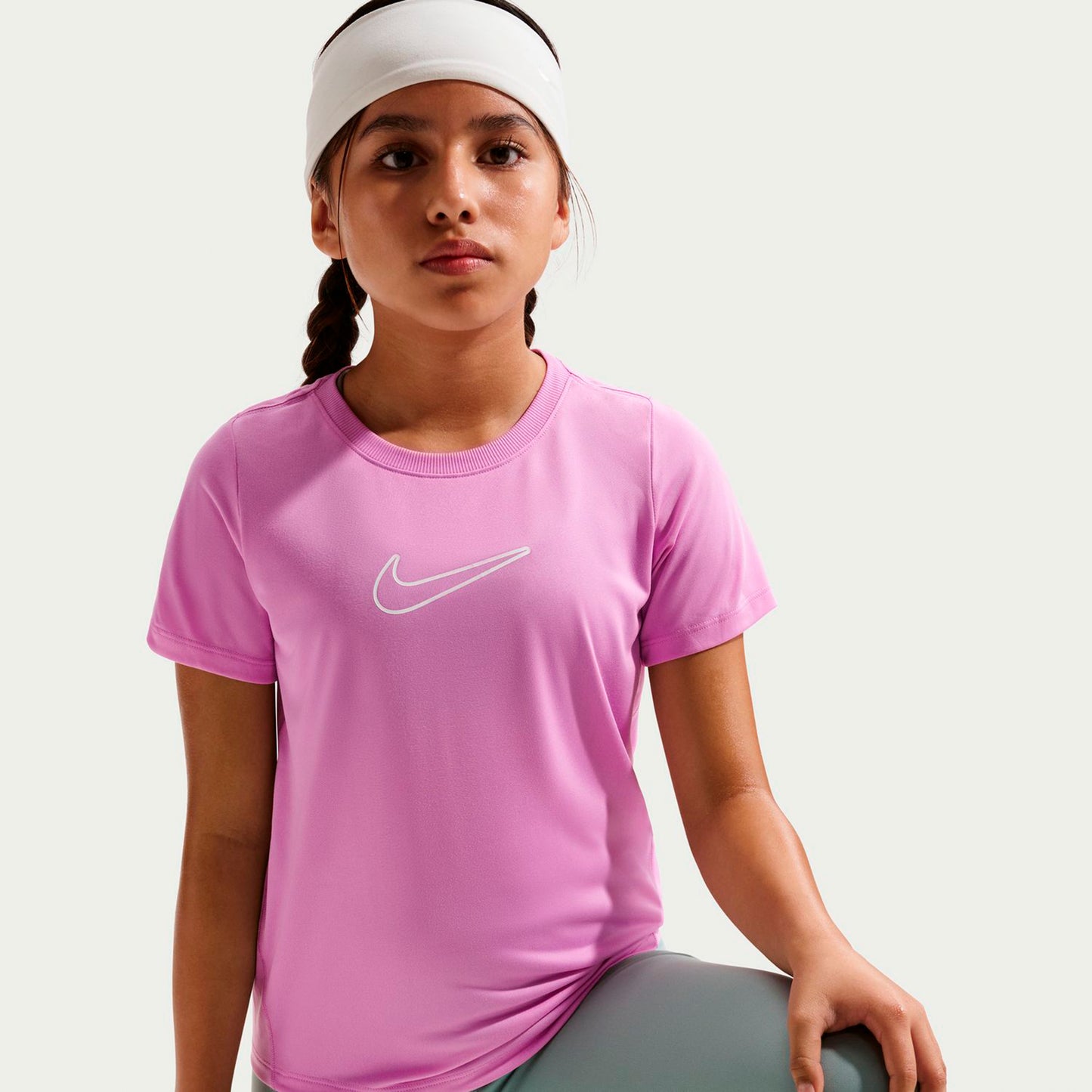 Nike Dri-FIT One T-shirt Enfants-lilas