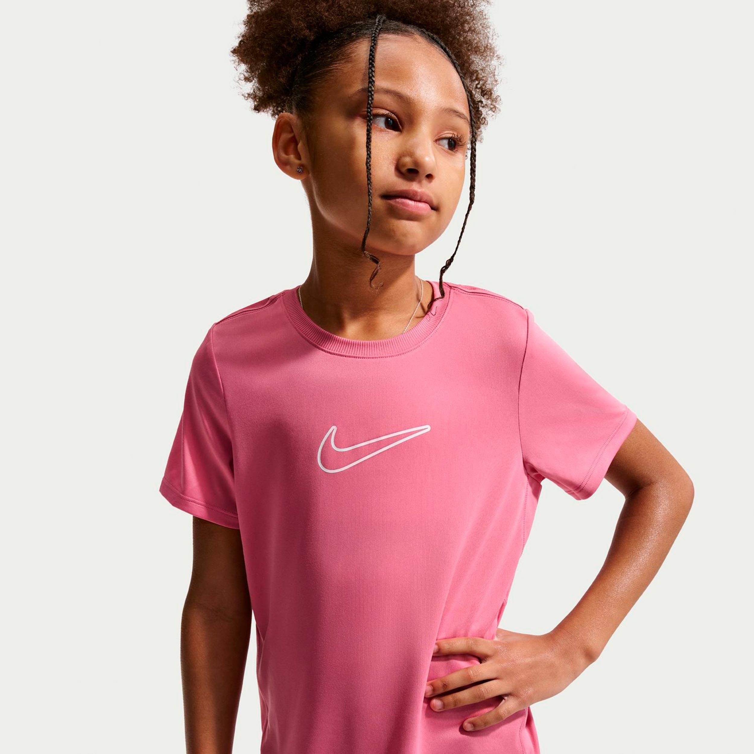 Nike Dri-FIT One T-shirt Enfants - rosé, baie