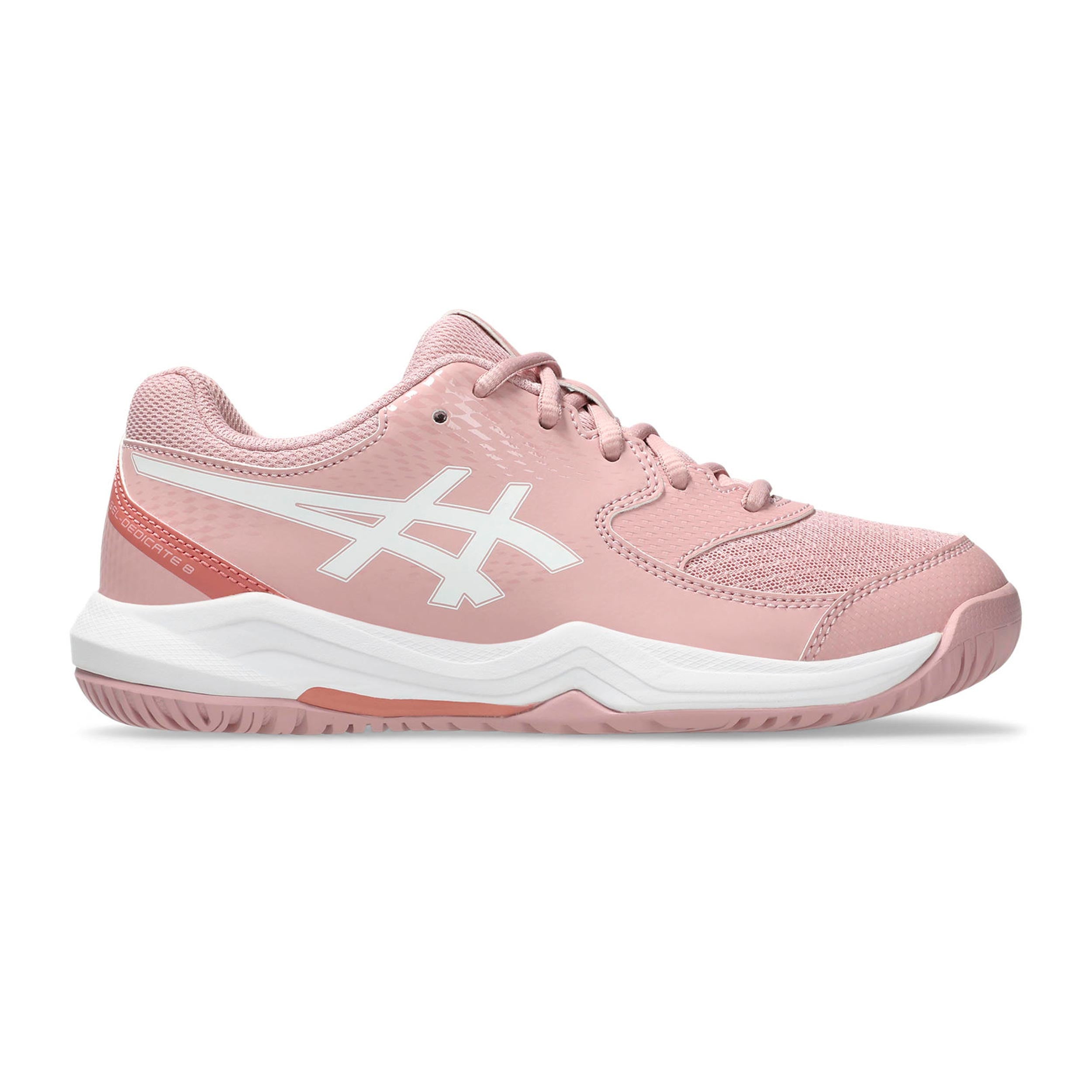 ASICS Gel-Dedicate 8 GS Chaussures toutes surfaces Enfants - rosé, blanc