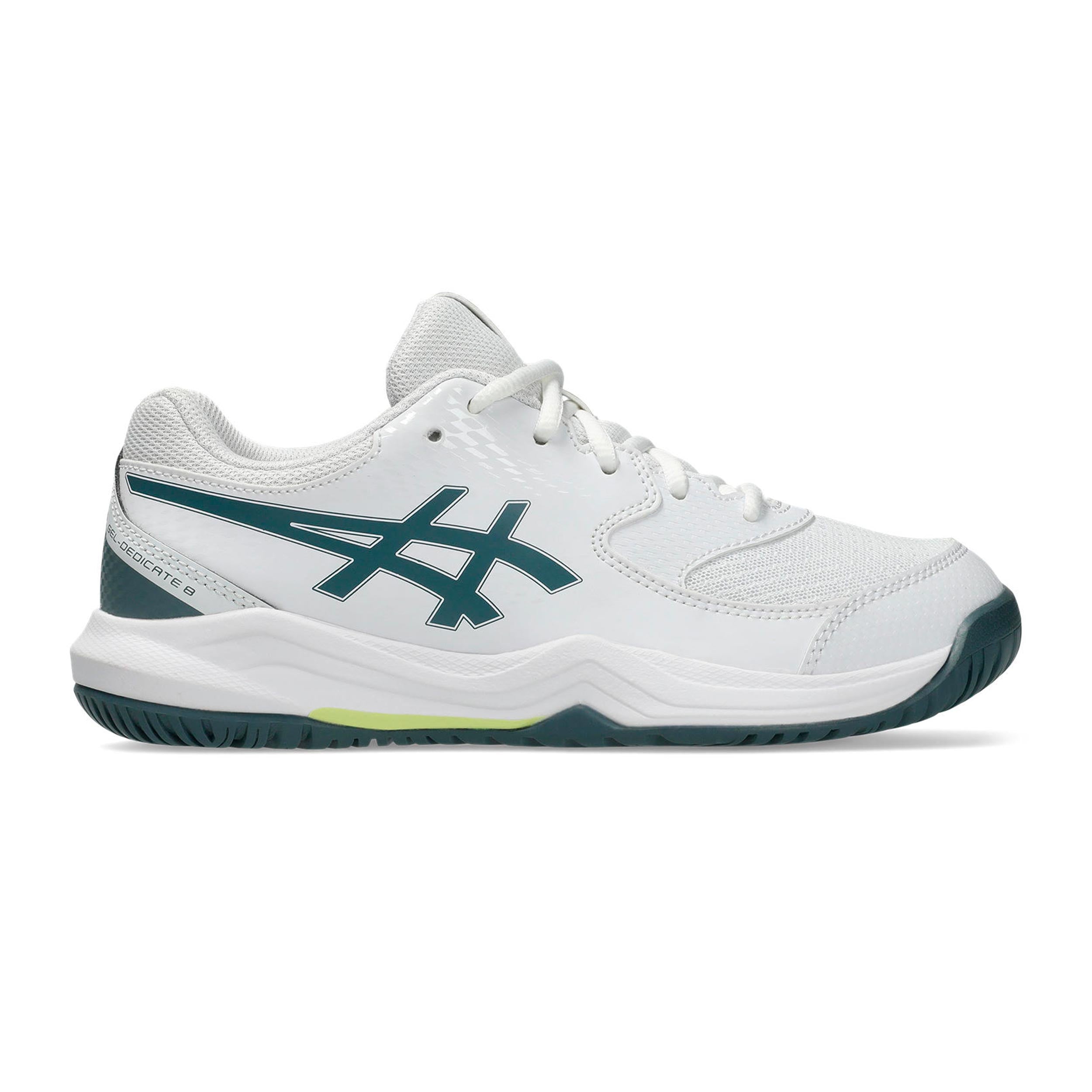 ASICS Gel-Dedicate 8 GS Chaussures toutes surfaces Enfants - blanc, gris