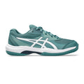 Gel-Game Gs/OC Chaussure terre battue Enfants - bleu petrol, blanc