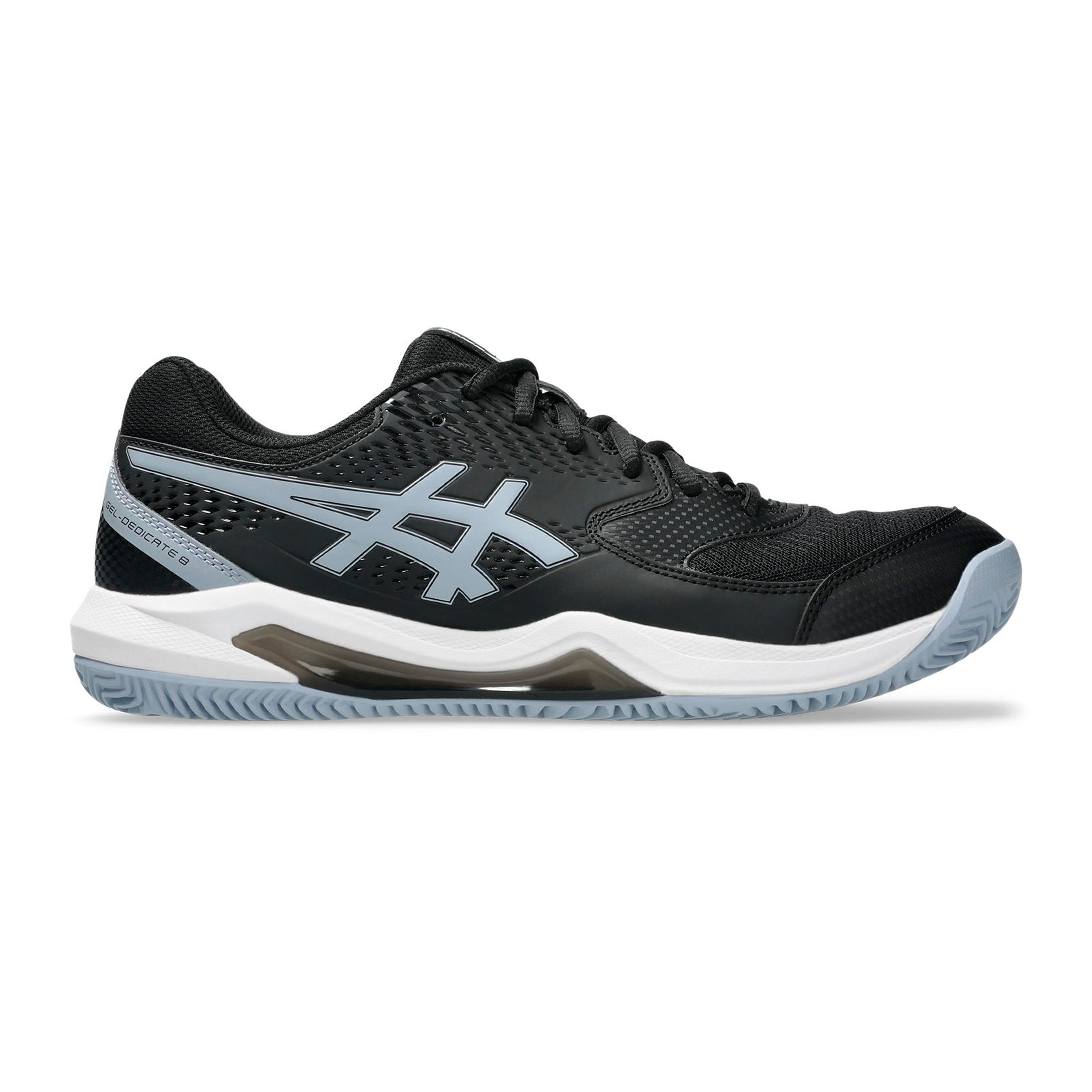 ASICS Gel-Dedicate 8 Chaussure terre battue Hommes - noir, gris