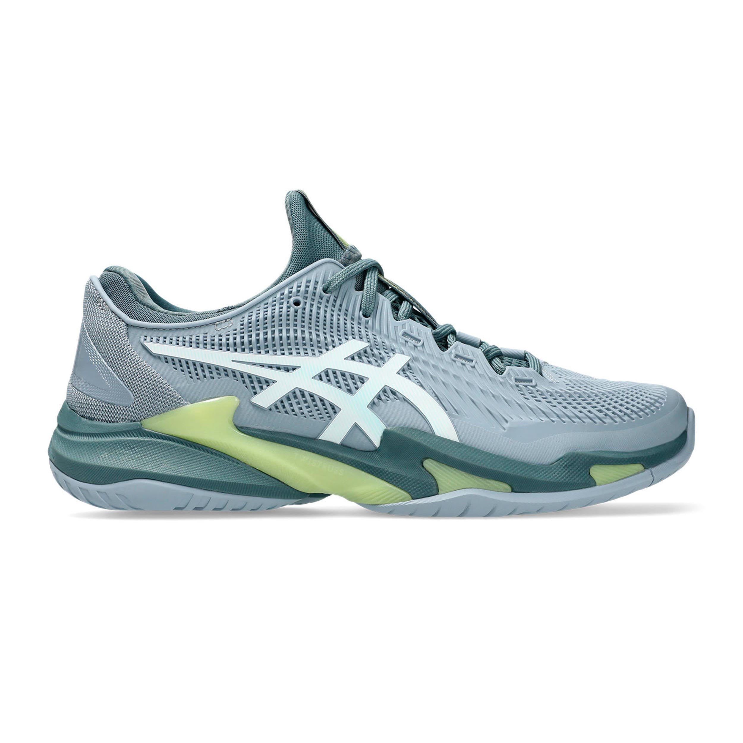 ASICS Court FF 3 Chaussures toutes surfaces Hommes - bleu gris, blanc