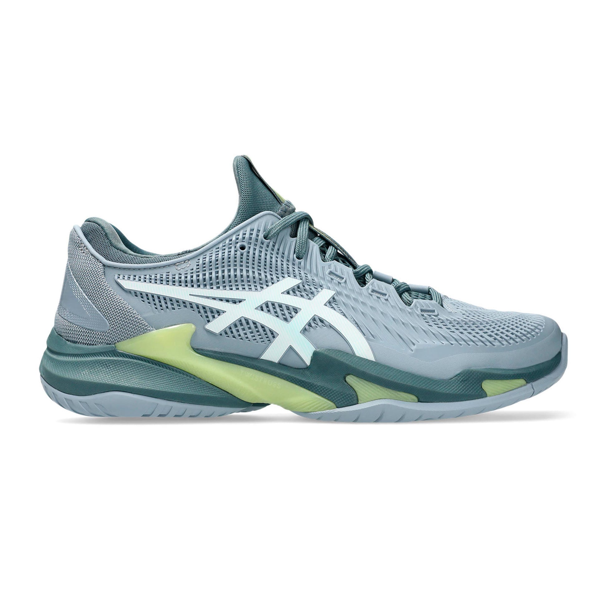 ASICS Court FF 3 Chaussures toutes surfaces Hommes - bleu gris, blanc