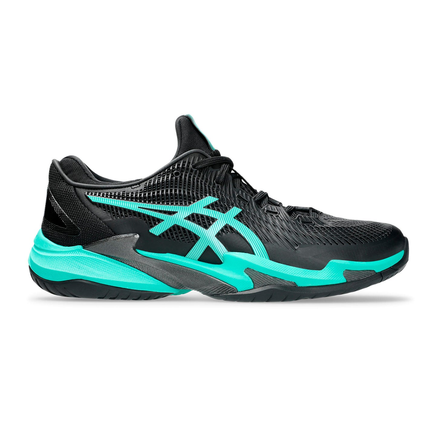 ASICS Court FF 3 Chaussures toutes surfaces Hommes - noir, turquoise