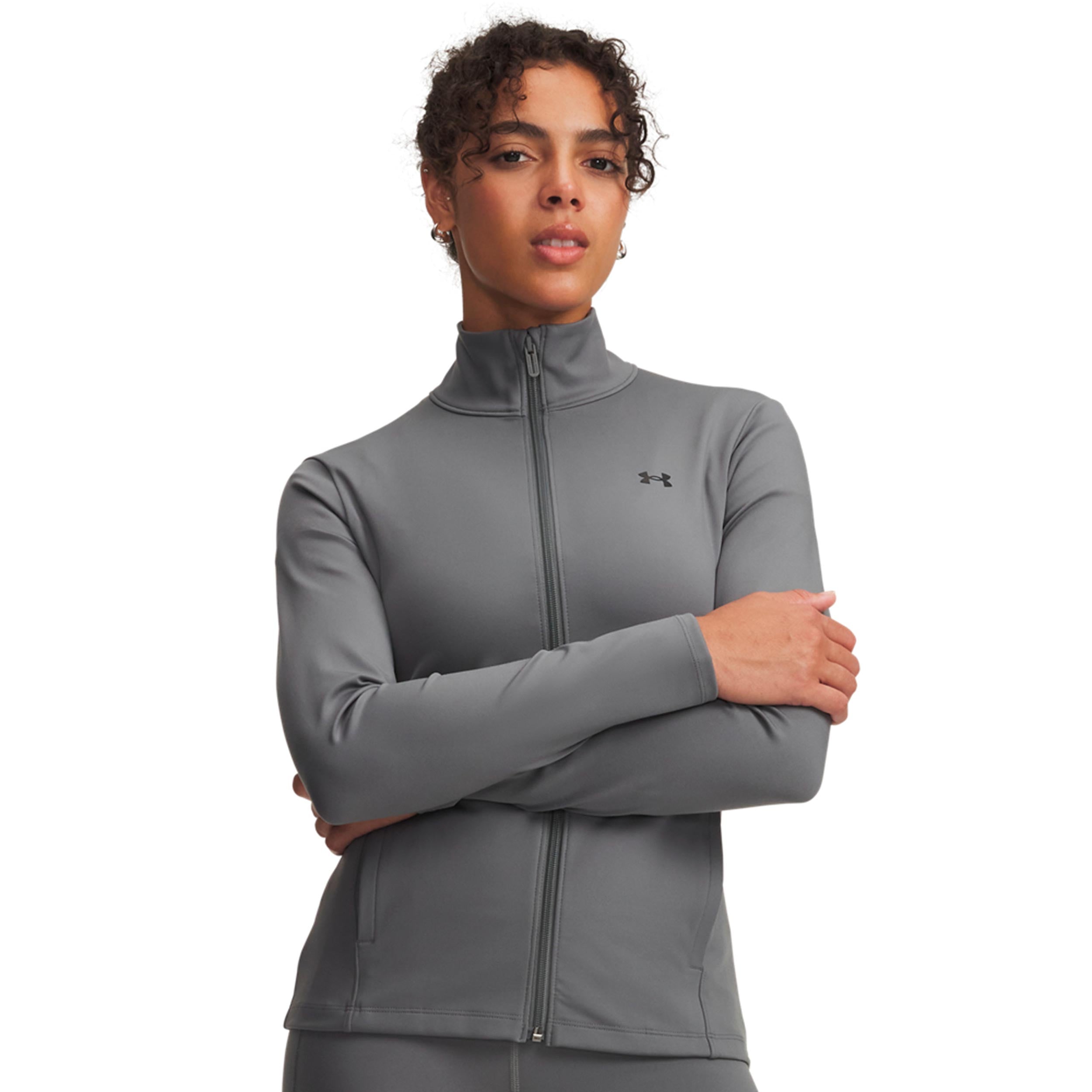 Under Armour Motion Veste de survêtement Femmes-vert, noir