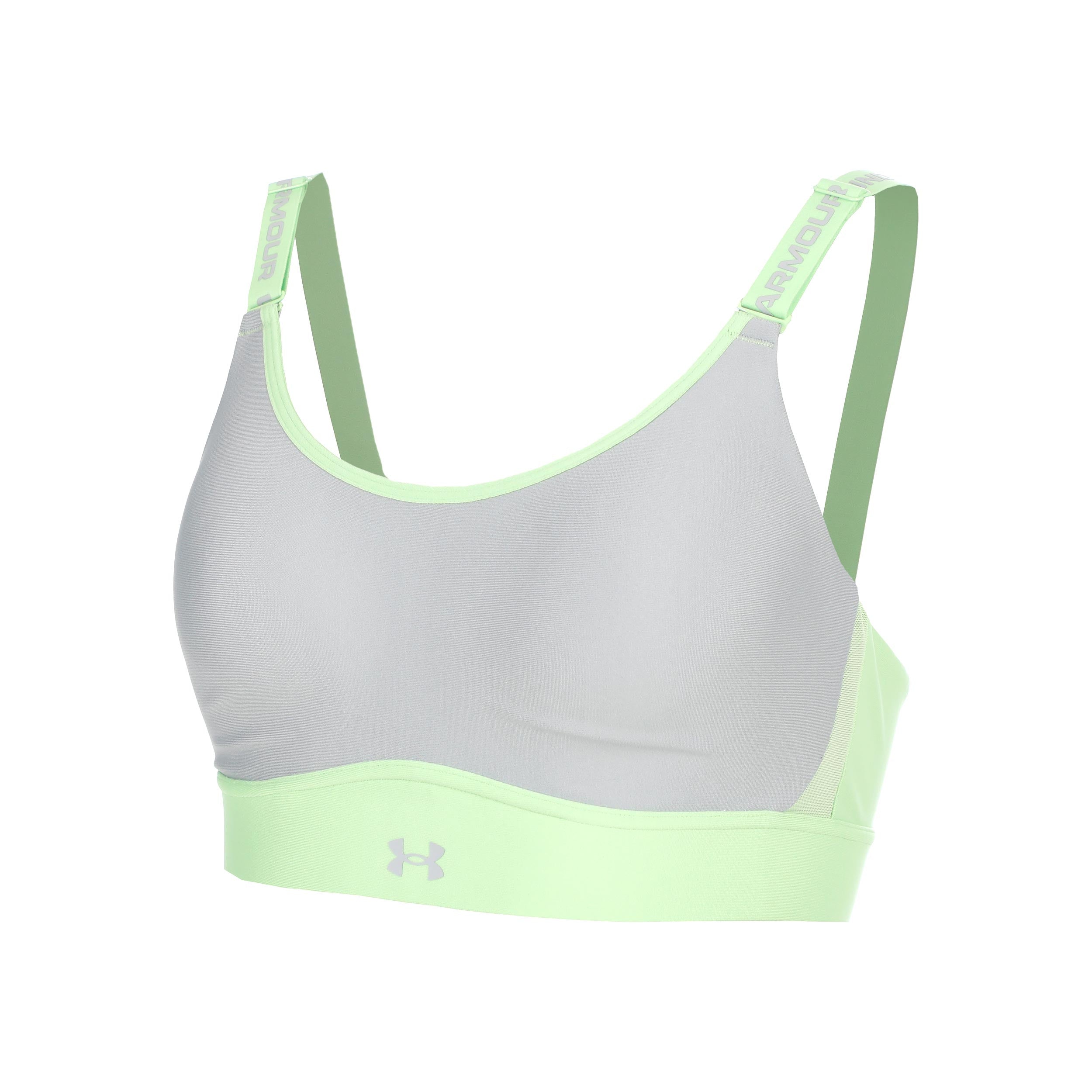 Under Armour Infinity Mid 2.0 Soutien-gorge sport Femmes-vert, gris