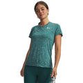 Tech Twist T-shirt Femmes-vert, blanc