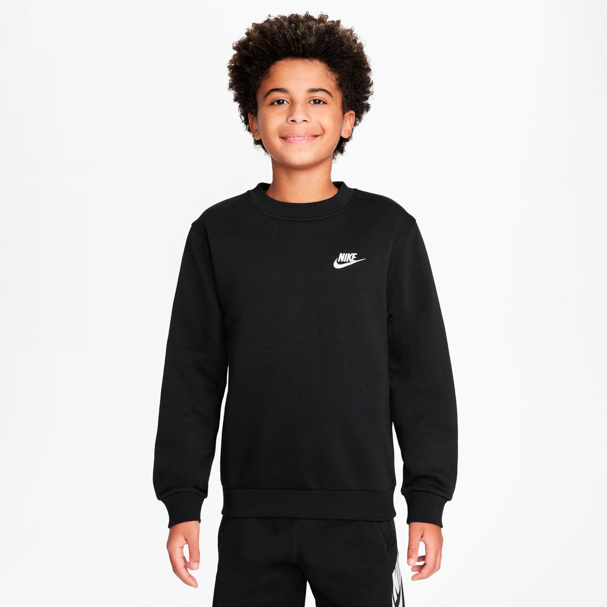 Nike Club Fleece Sweat-shirt Enfants - noir