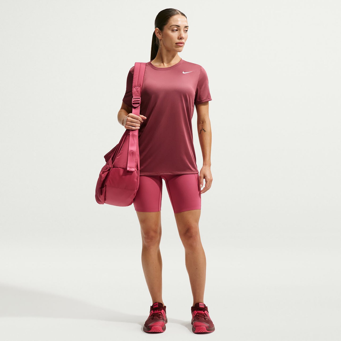 Nike Dri-Fit Regular T-shirt Femmes - mauve