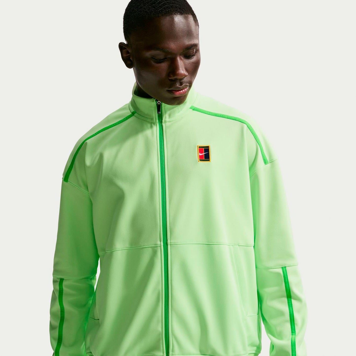 Nike Carlos Alcaraz Court Heritage Veste de survêtement Hommes-jaune lemon