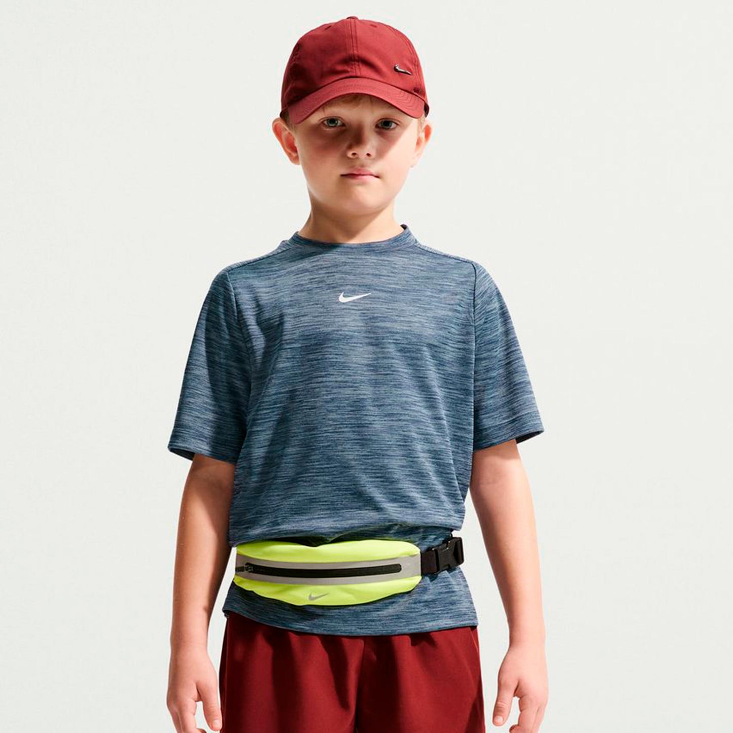Nike Dri-FIT Multi Heather T-shirt Enfants - bleu foncé