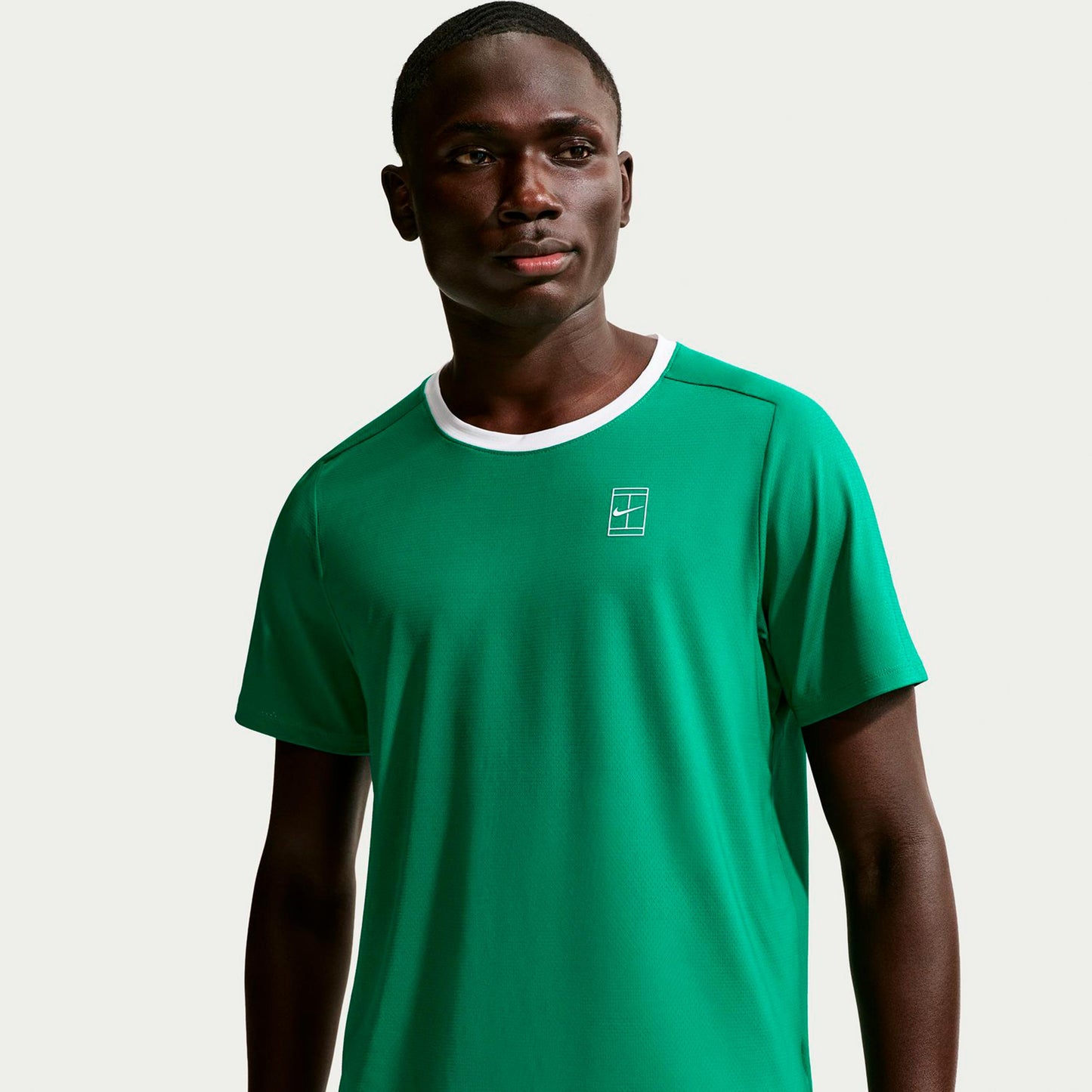 Nike Court Dri-FIT Advantage T-shirt Hommes-vert foncé